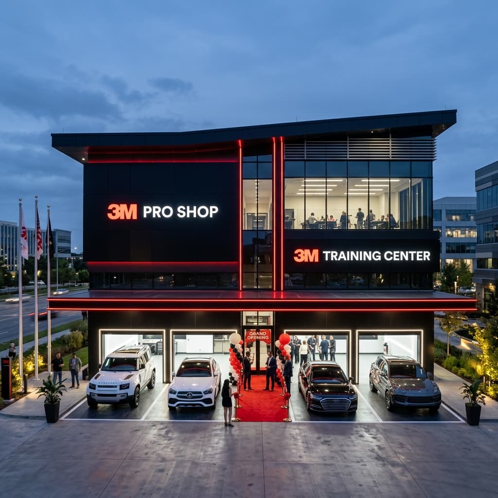 3M Pro Shop & Training Center Showroom Facade